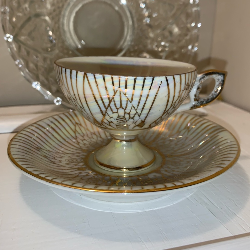 Small Cute Teacup and Saucer